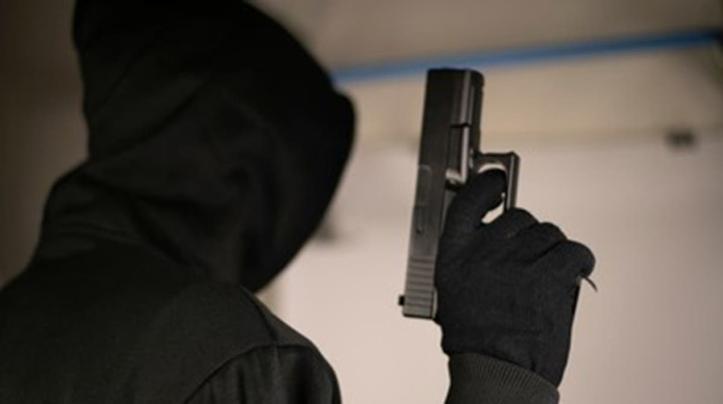 Armed female robs passenger