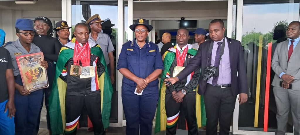 World Champions Mashaya and Fambira Receive a Heroic Homecoming