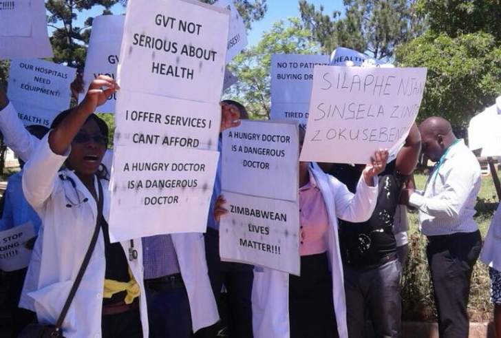 Zimbabwe Healthcare Workers Declare Two-Day Strike Image via Internet