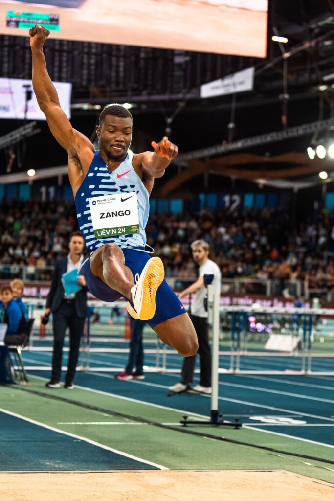 Hugues Fabrice Zango under pressure as the Summer Olympics day moves closer