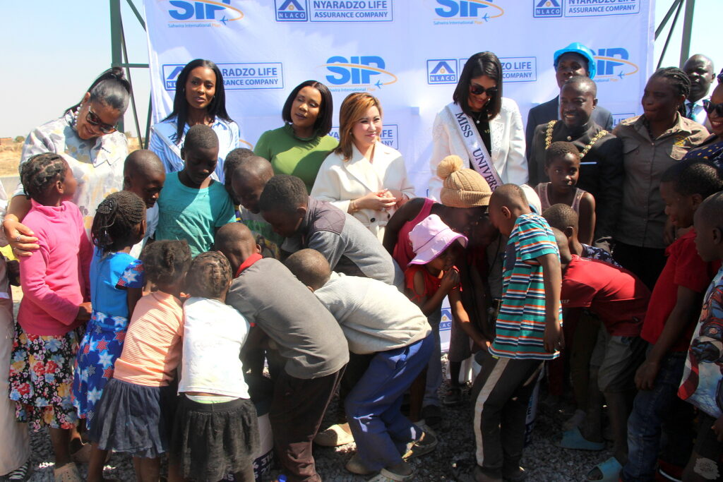 Miss Universe Sheynnis Palacios and Miss Universe Zimbabwe Sakhile Dube Create a Heartfelt Impact in Epworth