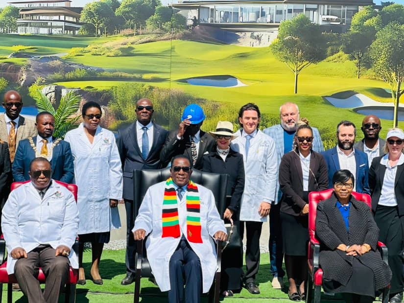 President Mnangagwa Breaks Ground on Zimbabwe's $300 Million WestProp The Hills Luxury Golf Estate Project