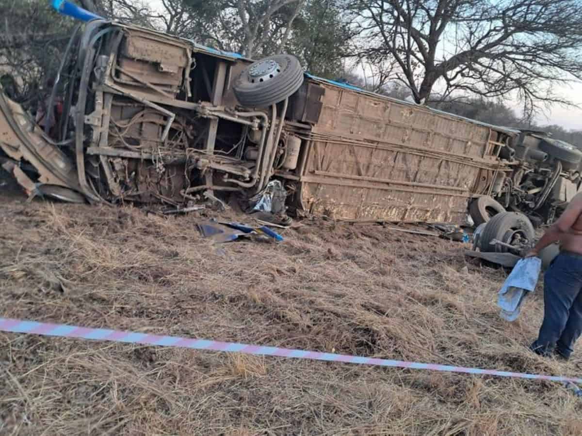 Tragedy as Karoi Bound Bus Overturns in Fatal Collision photo credit iHarare
