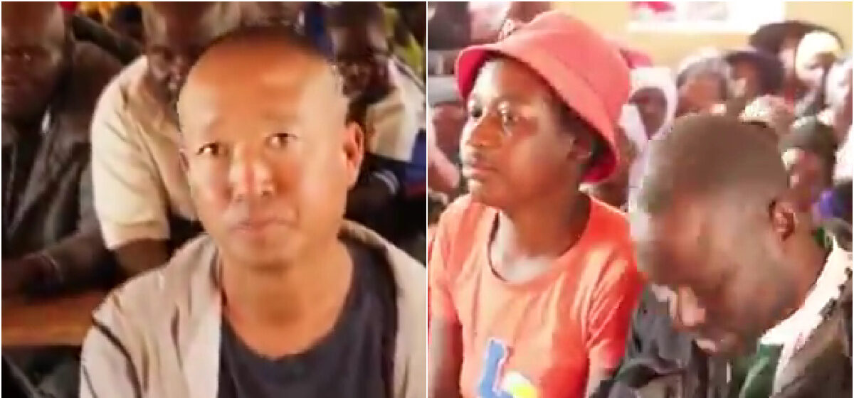 Chinese man Chief Nyamaropa