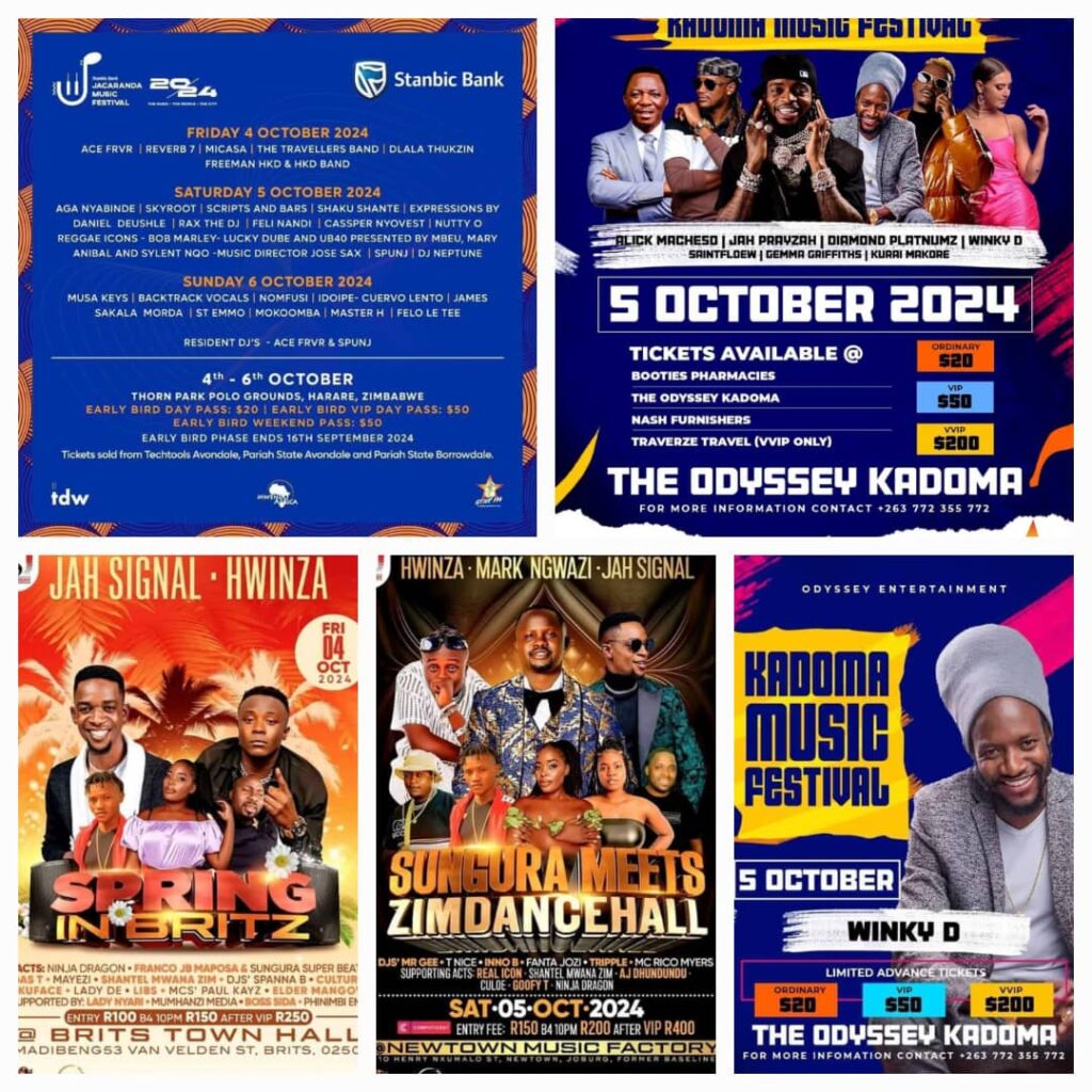 Showbiz Weekend Gig Guide
