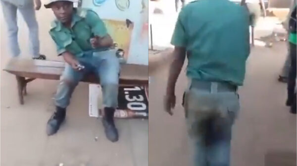 Drunken Zimbabwe Prison and Correctional Services Officer