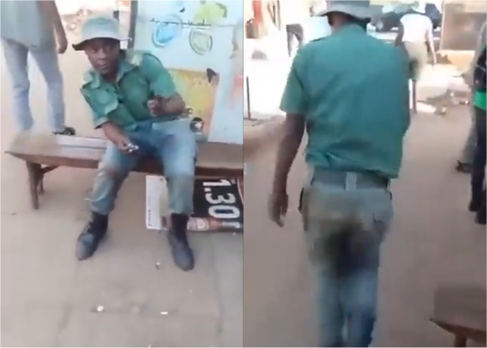 Drunken Zimbabwe Prison and Correctional Services Officer