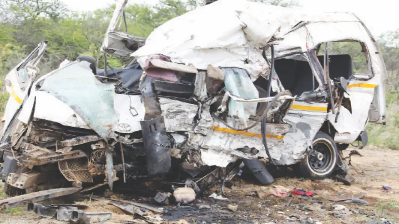 Tragic Head-On Collision on Bulawayo-Beitbridge Highway Claims Two Lives photo credit meta