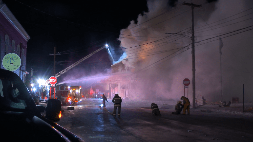 Massive Fire Devastates Main Street Businesses in Ovid, NY