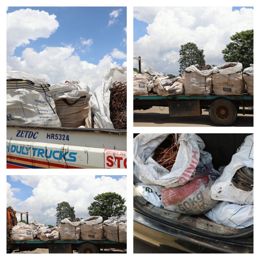 ZRP Nabs Two Suspects in Chitungwiza Copper Cable Theft