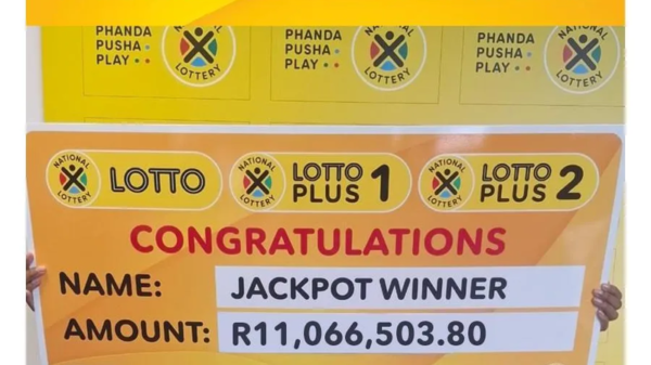 Self-Employed Mom Wins Over R11 Million in Lotto Plus 2 Jackpot